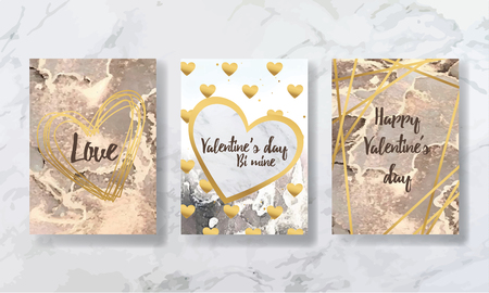 liquid marble with gold. flyer, business card, flyer, brochure, poster, for printing. trend vectorのイラスト素材