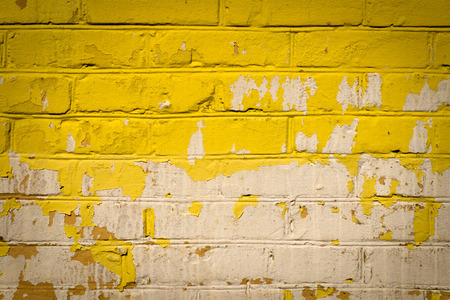 Old brick wall texture background, colorful and crackedの写真素材