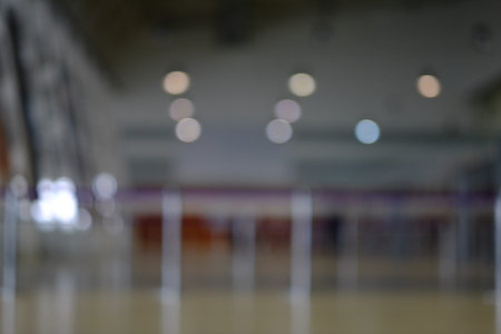 Blur lights of airport, concept about traveling and city lifestyle. Abstract background