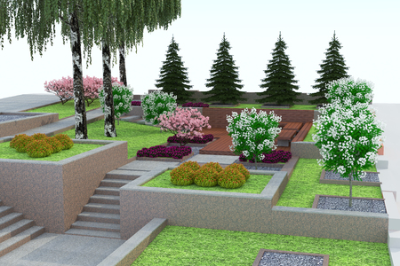 landscapingの写真素材