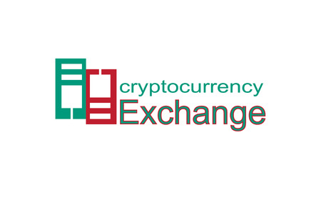 Crypto currency exchange banner.のイラスト素材