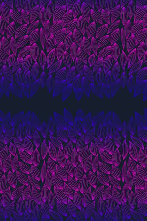 Blue-pink leaf fall on a blackの写真素材