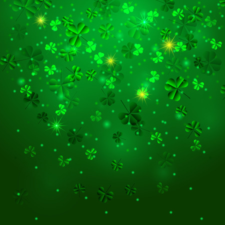 Vector Illustration of a St. Patrick's Day Backgroundのイラスト素材