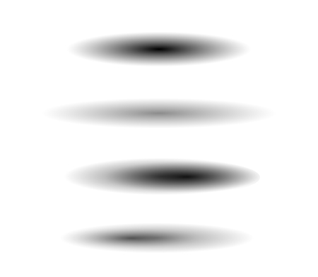 Transparent oval shadow.のイラスト素材