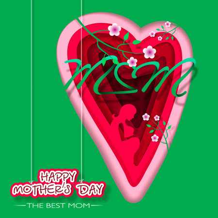 Happy Mothers Dayのイラスト素材