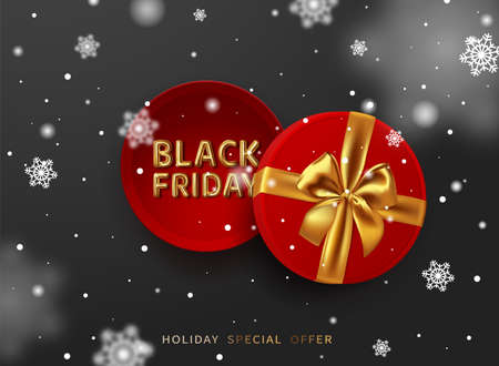 Black Friday. Sale. Premium minimalistic banner, poster, logo gold colorのイラスト素材