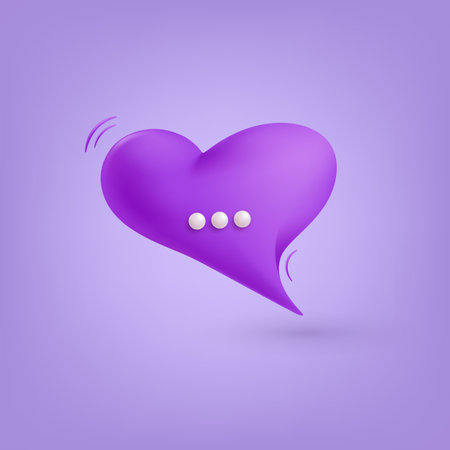 3d speech bubble. Render vector icon. Chat, messageのイラスト素材