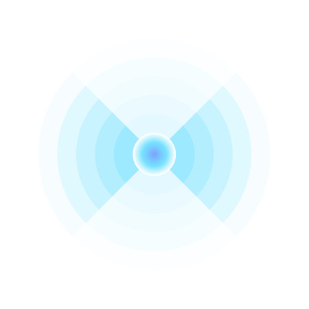 Concentric circles. Circles with a common center. Vector illustration.のイラスト素材