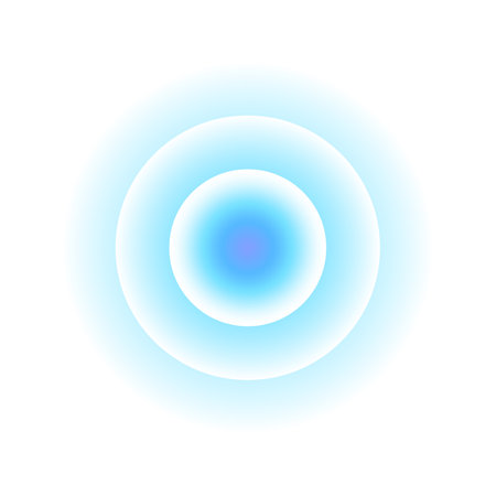 Blue and white rings. Sound wave wallpaper. Radio station signal. Circle spin vector background. Line texture. Target.のイラスト素材