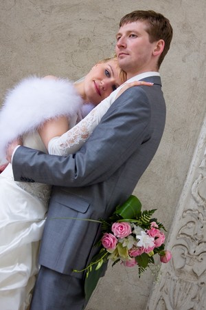 
Romantic image of attractive couple. Smiling Newlywed Couple on Wedding Day.
newly wed couple enjoy their time. Just married!
の写真素材