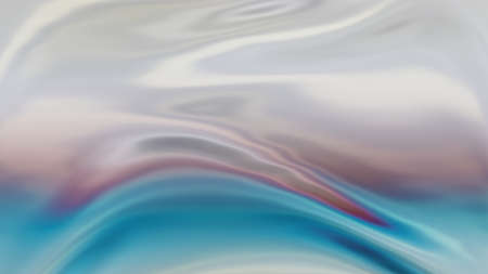 Pink abstract glass background. Shimmering texture 3d render. Crystalline liquid, glossy glass liquid silk. Crumpled holographic texture. Rainbow design element for banner background, wallpaperの写真素材
