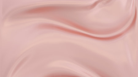 Abstract coral glass background. Shimmering texture 3d render. Crystalline liquid, glossy glass liquid silk. Plastic design element for banner background, wallpaperの写真素材