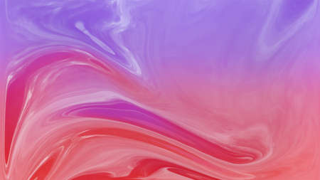 Red-Purple gradient abstract plastic wave background. Shimmering texture 3d render. Crystalline liquid, glossy glass liquid silk. Crumpled holographic texture. Rainbow design element for bannerの写真素材