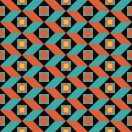 Abstract seamless background retro styleのイラスト素材