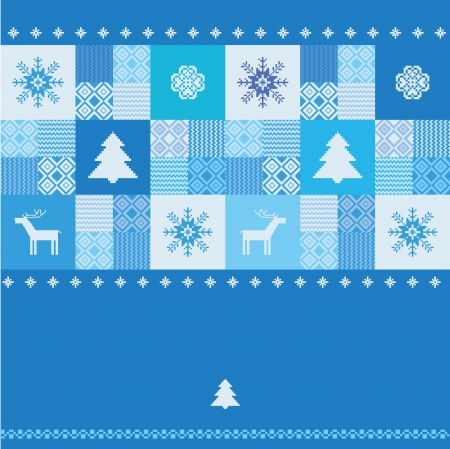 Template for design with christmas traditional motivesのイラスト素材