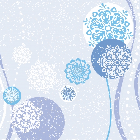 Winter Christmas decorative backgroundのイラスト素材