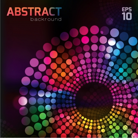 Disco abstract vector colorful backgroundのイラスト素材