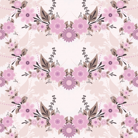 Flower seamless patternのイラスト素材