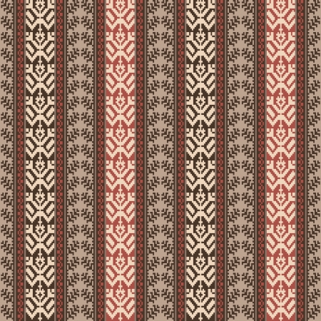 Textile seamless pattern folk ornamental backgroundのイラスト素材