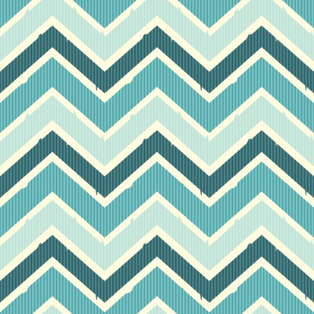 Seamless chevron pattern in sea colorsのイラスト素材