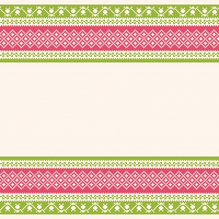 Embroidered ornamental striped backgroundのイラスト素材