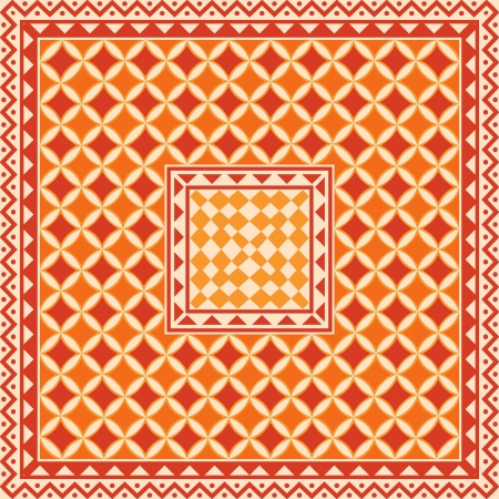 Abstract geometric ornamentのイラスト素材