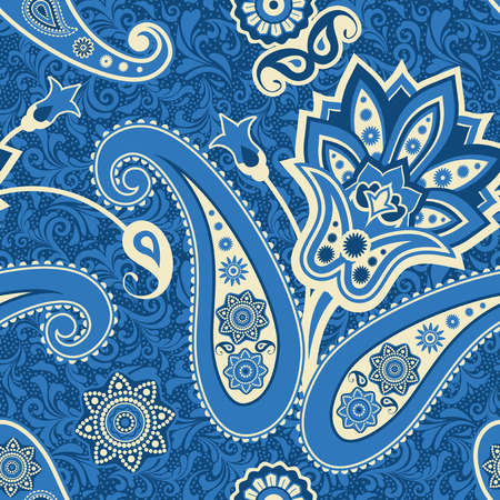 Decorative floral patternのイラスト素材