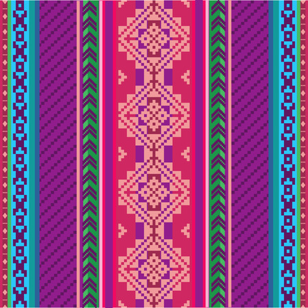 Ethnic textile seamless patternのイラスト素材