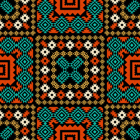 Ethnic geometric ornamentのイラスト素材