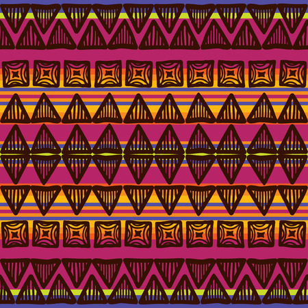 Tribal striped patternのイラスト素材