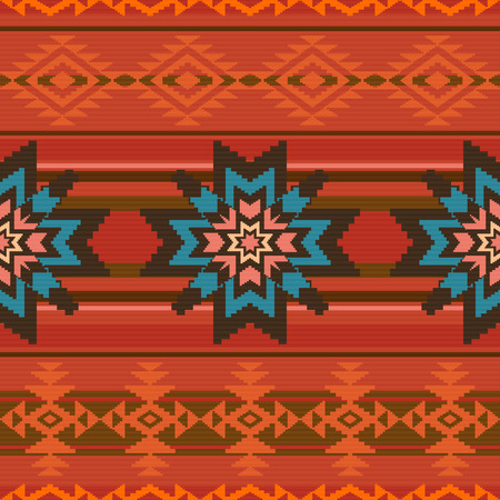 Traditional textile seamless pattern background in ethnic styleのイラスト素材