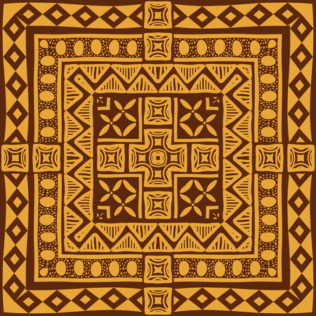 Tribal ornamental abstract patternのイラスト素材