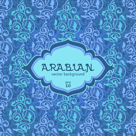 Arabian ethnic vector backgroundのイラスト素材