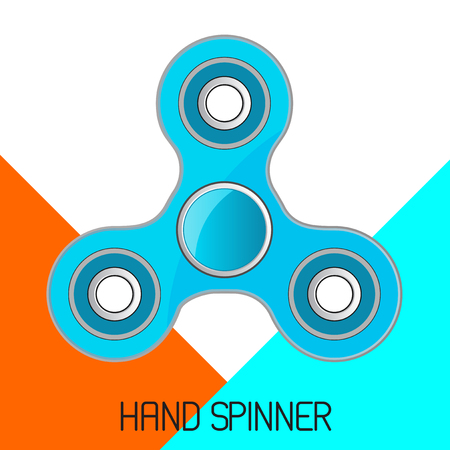Hand fidget spinnerのイラスト素材