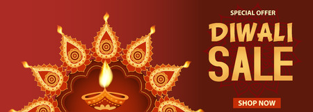 Divali sale bannerのイラスト素材