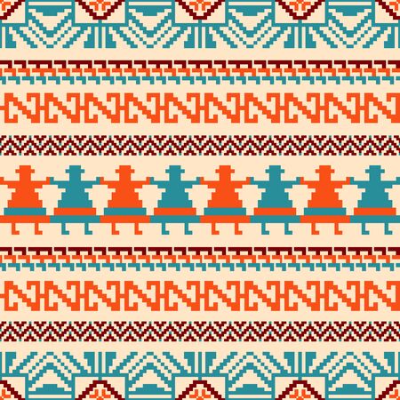 Abstract ethnic patternのイラスト素材
