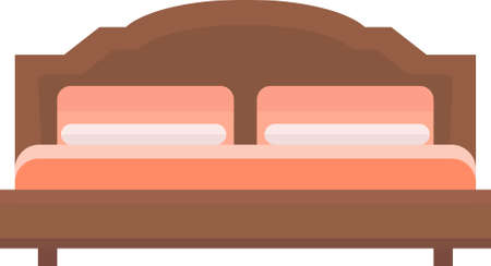 bed. isolated imageの写真素材