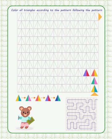 Game for the development of logical thinking.のイラスト素材