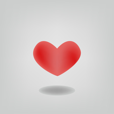 Isolated heart shape vector designのイラスト素材