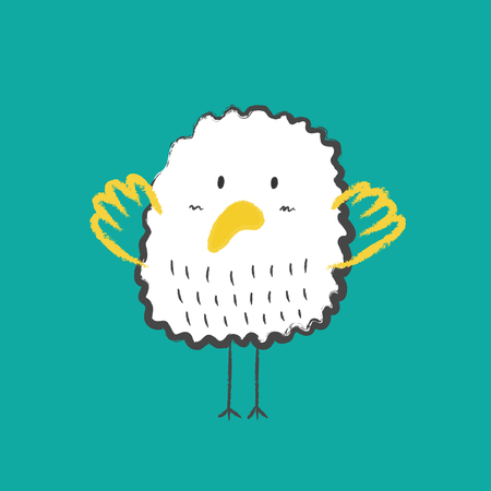 Isolated Baby Bird, illustrationのイラスト素材