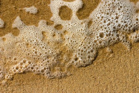 sea waves on beaches, sands, foamの写真素材