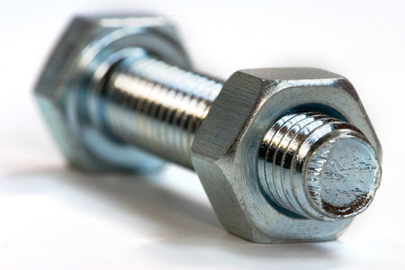 close ups of bolts and nuts