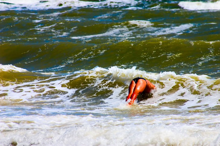 sea waves on beaches, sands, foam