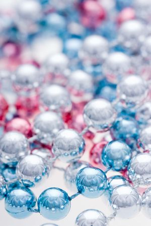 Color Christmas decoration on the white backgroundの写真素材