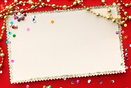 Christmas decoration. vintage background with space for text or image. の写真素材