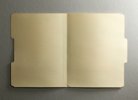 Manila file folder on backgroundの写真素材