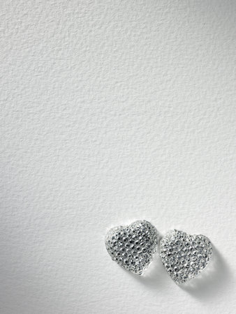 Holidays card with heart as a symbol of love/valentines day cardの写真素材