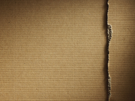 Corrugated cardboard as a backgroundの写真素材