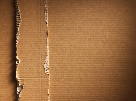 Corrugated cardboard as a backgroundの写真素材