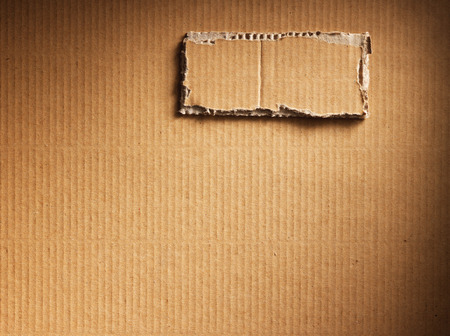 Corrugated cardboard as a backgroundの写真素材